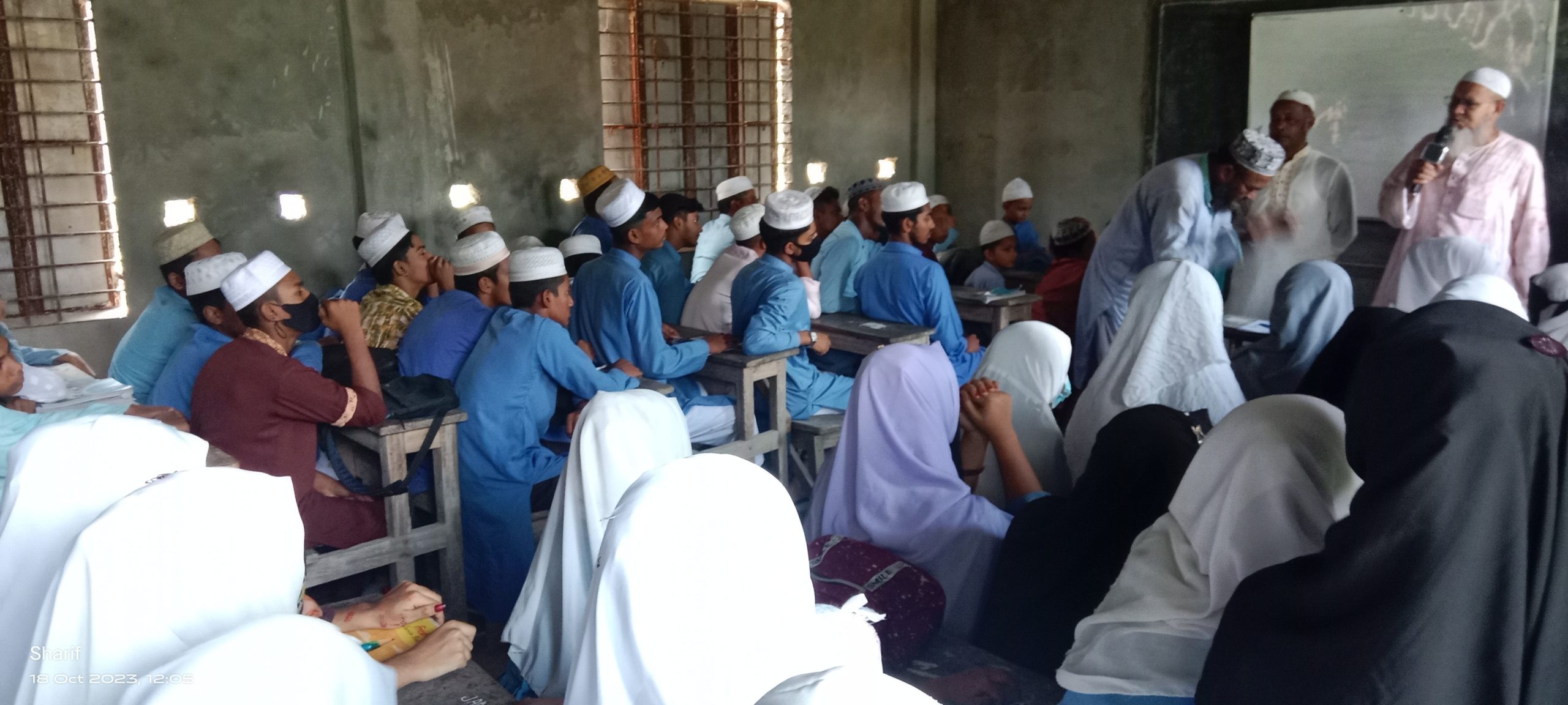 মুকসুদপুর কামিল মাদ্রাসায় শেখ রাসেলের জন্ম দিবস পালন 5 IMG 20231018 120547 scaled