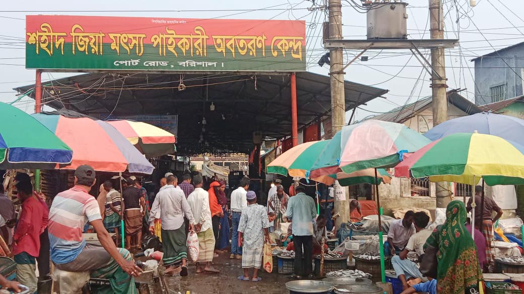 জিয়া পাইকারি মৎস্য বাজার