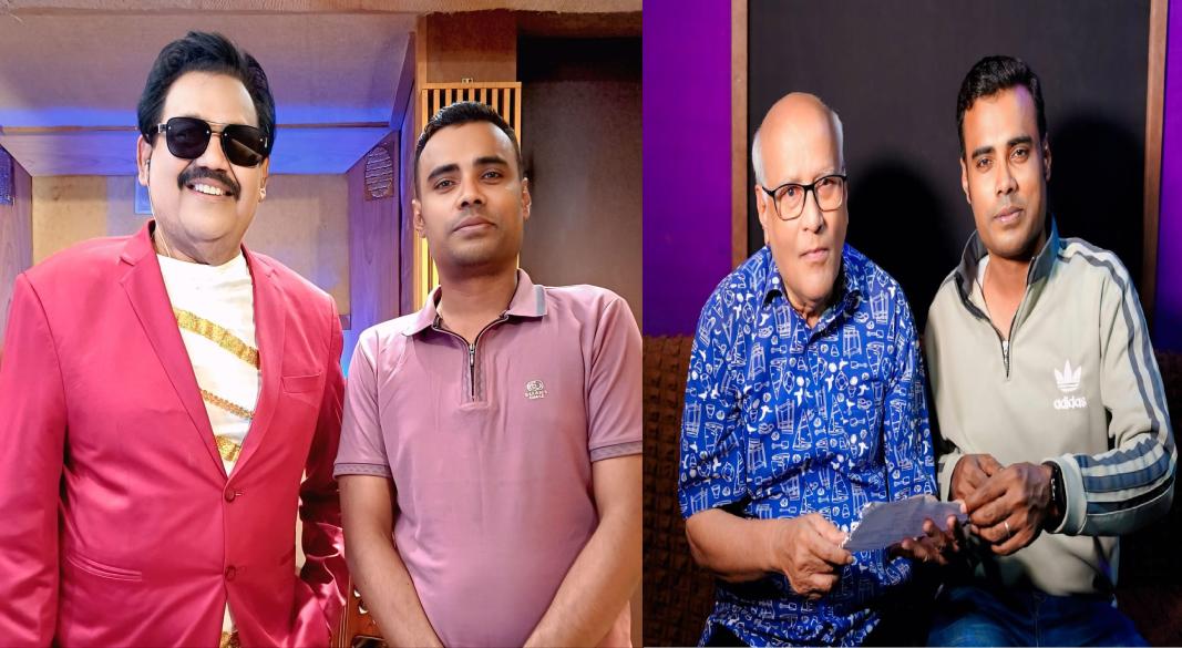 খুরশীদ আলম ও ফেরদৌস ওয়াহিদ এর সাথে আরিফ হোসেন বাবু