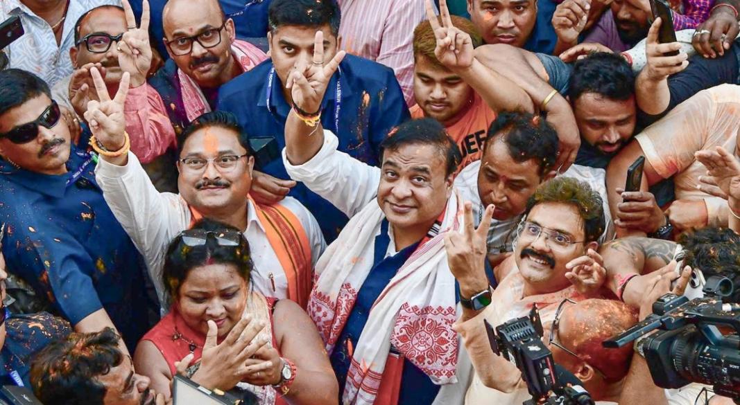 আসামে বিজেপির হ্যাটট্রিক,