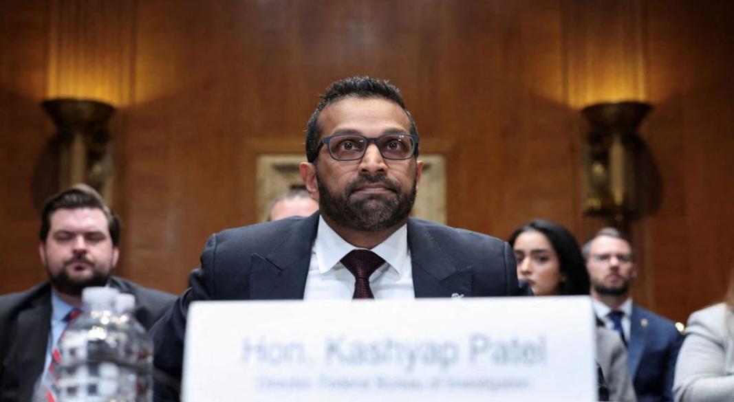 এফবিআইর পরিচালক কাশ প্যাটেল।