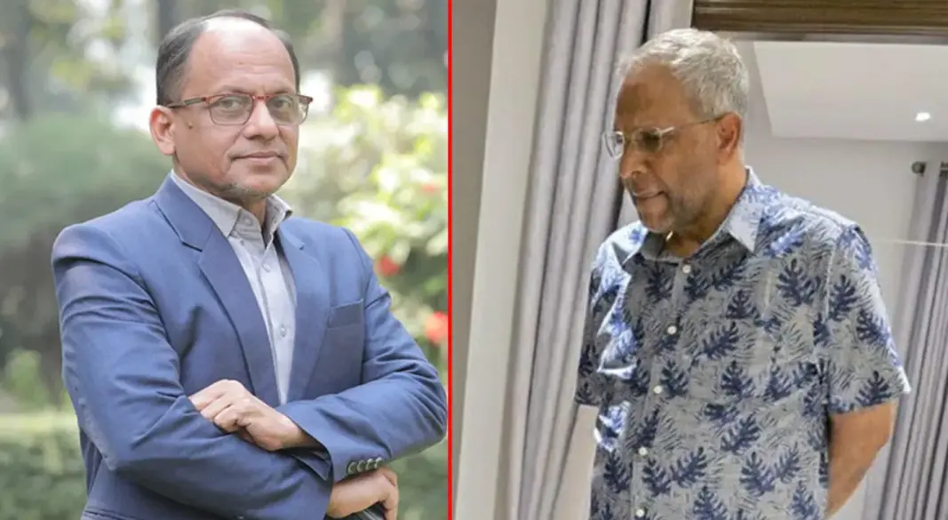 মুহাম্মদ মুনীর চৌধুরী ও শেখ মামুন খালেদ।