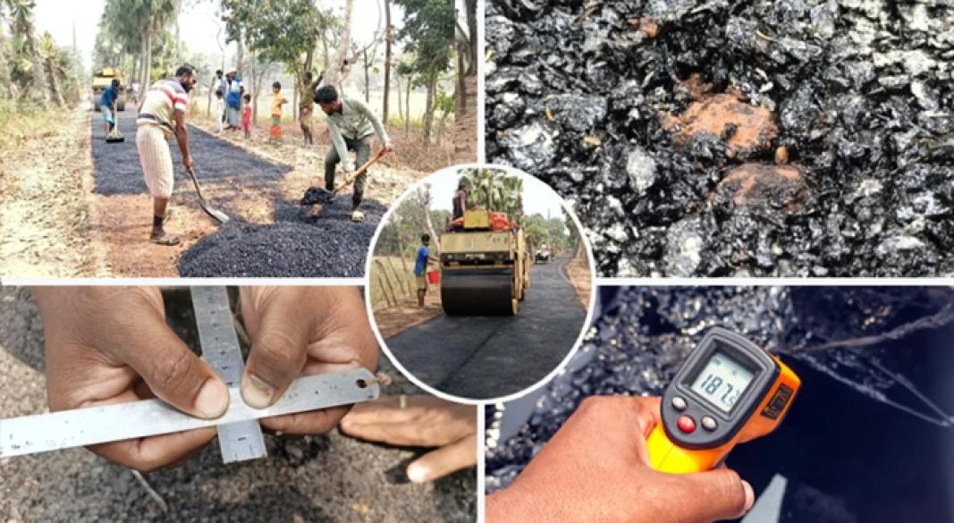 রাঙ্গাবালীতে সাড়ে ৪ কোটি টাকার সড়ক নির্মাণে অনিয়মের অভিযোগ