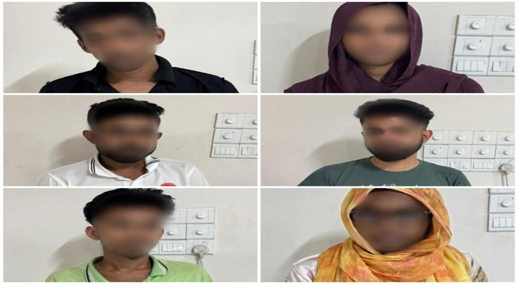 বরিশালে ডিবি পুলিশের অভিযান,আটক ৬