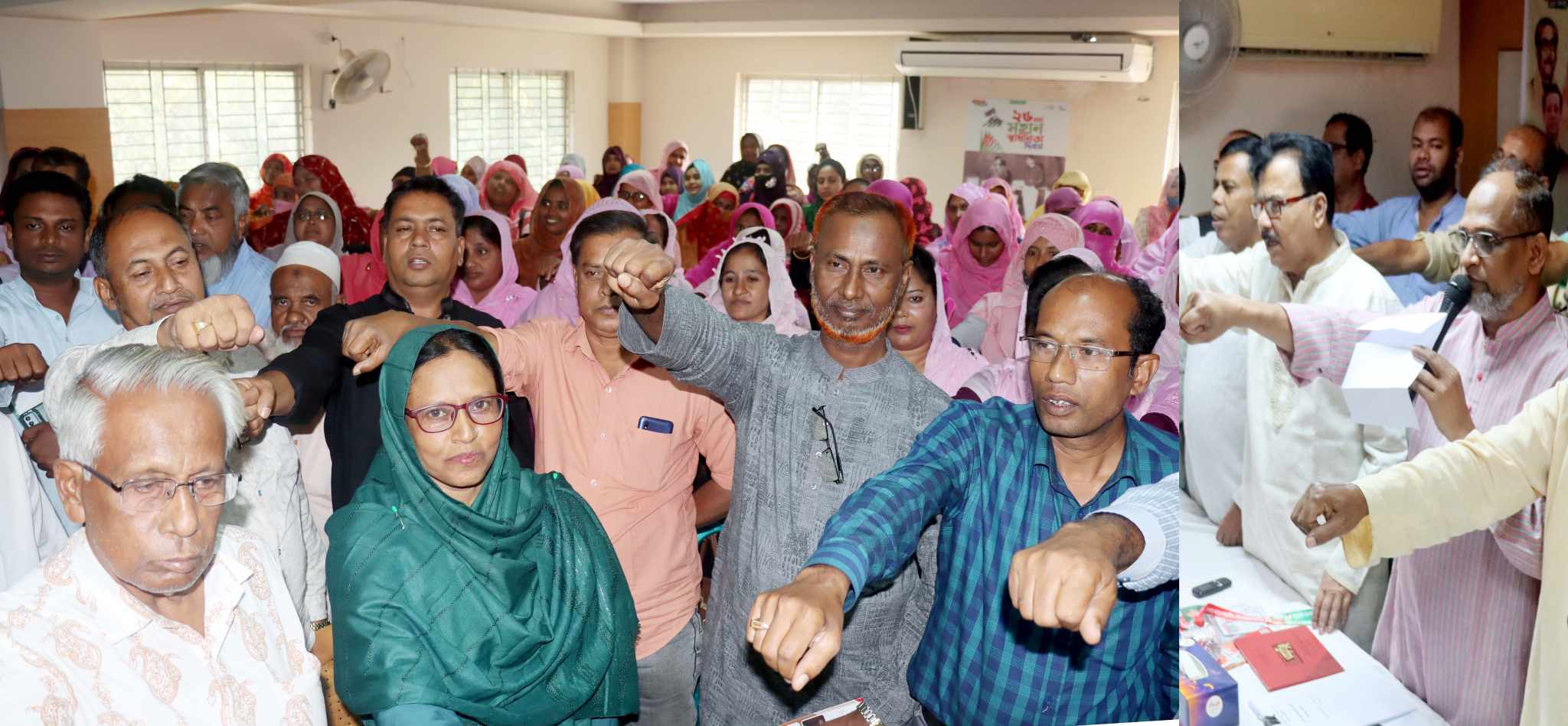 দ্বাদশ জাতীয় সংসদ নির্বাচনে নৌকার বিজয়ে শপথ নিলেন বাগমারা আ’লীগ 5 received 664690329204352