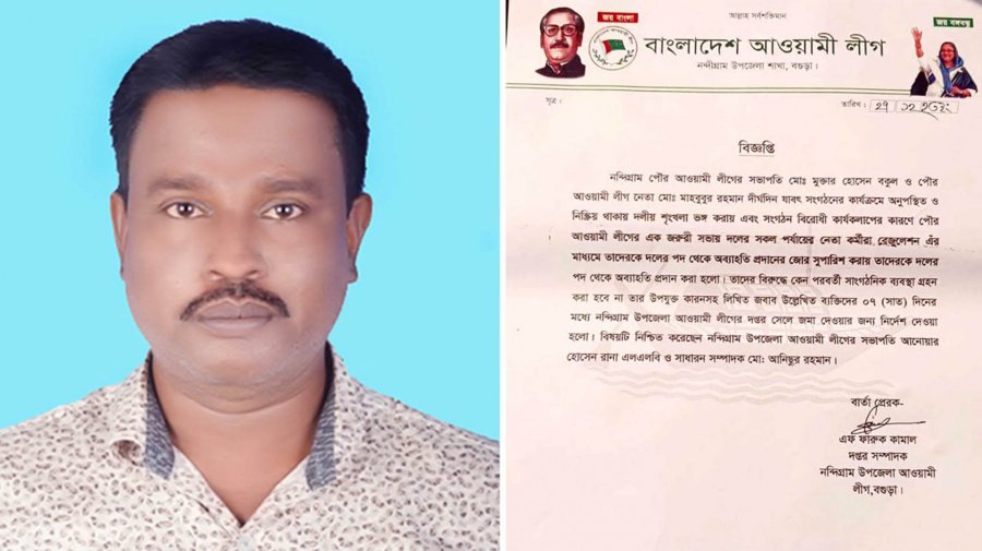 নৌকার পক্ষে কাজ করায় আ.লীগের দুই নেতাকে অব্যাহতি 5 11464327d8ea39948b169f550422312a