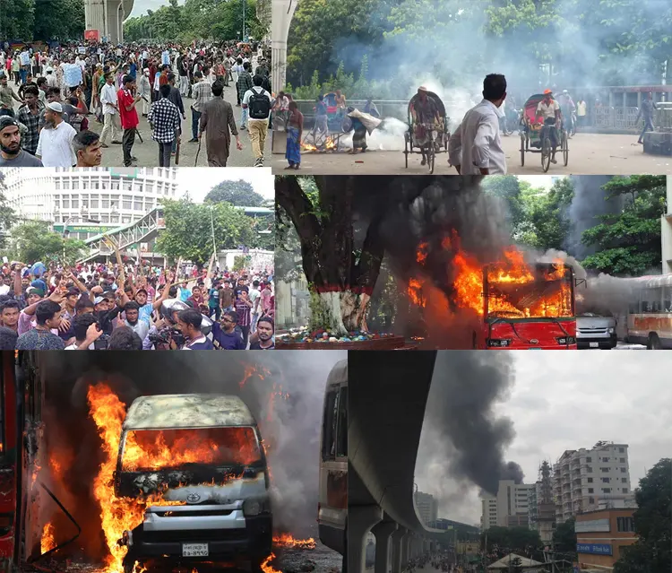বাংলাদেশে আন্দোলনকারীদের ওপর হামলা, গুলি, সংঘর্ষ, নিহত ১০০ 5 ওপর হামলা গুলি সংঘর্ষ নিহত