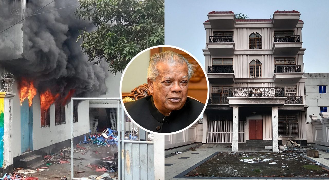 আমু’র বাড়ি এখন ভূতুরে পোড়া বাড়ি,শুনসান নিরবতা 5 Amu Jhalokathi
