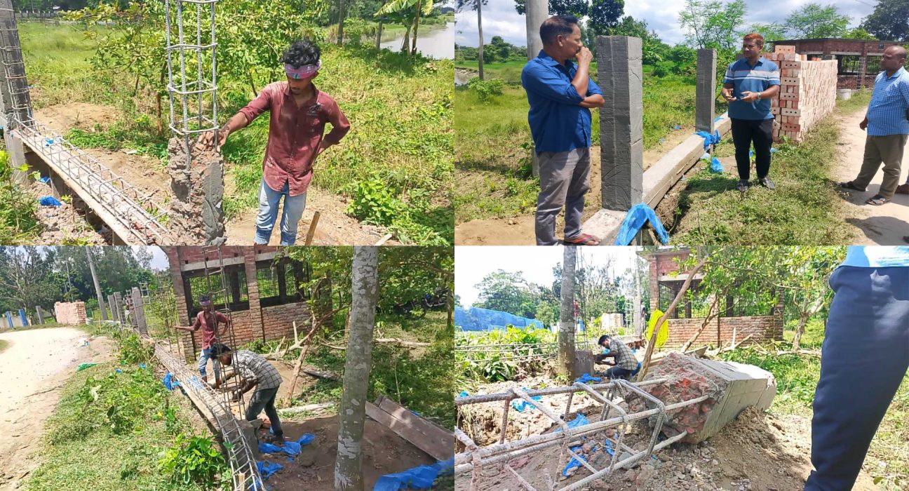 কবরস্থানের সীমানা প্রাচীর নির্মাণেও অনিয়ম আর দুর্নীতি 5 kabar