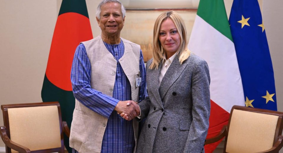 প্রধান উপদেষ্টার সঙ্গে ইতালির প্রধানমন্ত্রী জর্জিয়া মেলোনির বৈঠক 14 image 237659 1758738936