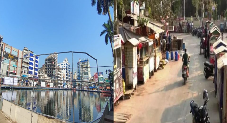 বরিশালের ‘ফুসফুস’ বিবির পুকুর ও বেলস পার্ক অবৈধ স্থাপনায় অবরুদ্ধ 5 বিবির পুকুর ও বেলস পার্ক