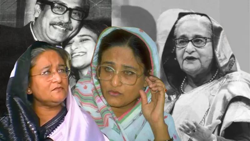 বাংলাদেশের রাজনীতিতে শেখ হাসিনার উত্থান ও পতন